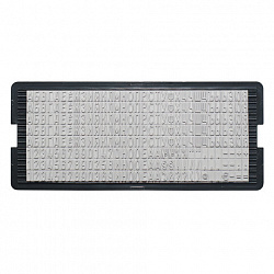 Касса русских букв/цифр для самонаборных печатей и штампов TRODAT 6004, 264 символа, шрифт 4 мм, 64312