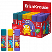 Клей-карандаш ERICH KRAUSE "EasyStick Jolly Friends", 13 г, ассорти, 60910