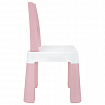 Стол детский + стул BRABIX KIDS CS-003, 2-7 лет, пластик белый + розовый, 533291