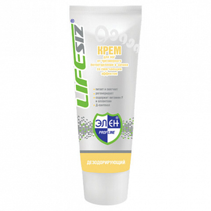 Крем для ног от потоотделения и запаха со смягчающим эффектом ЭЛЕН, 100 мл