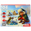 Пазл картонный ОЖИВИ МУЛЬТФИЛЬМ 35/60/104 элементов АССОРТИ, 230х330 мм, РК
