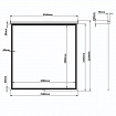 Экран проекционный настенный (200х200 см), матовый, 1:1, BRAUBERG "WALL", 236727
