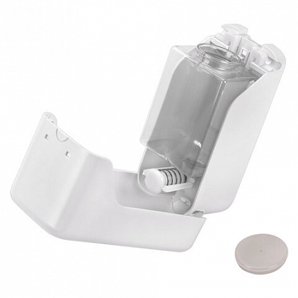 Дозатор для жидкого мыла LAIMA PROFESSIONAL PREMIUM, НАЛИВНОЙ, 0,5 л, белый, ABS-пластик, 609508