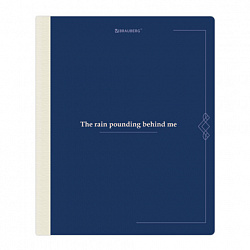 Тетрадь А5 96 л. BRAUBERG, на сшивке с корешком, клетка, обложка картон, "Vintage", 405290