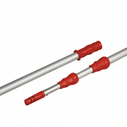 Черенок рукоятка телескопическая VILEDA 2х1,25 м (до 2,5 м) алюминиевый, используется с окномойкой шубкой 602099, со стяжкой 602101, 179661