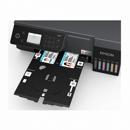 МФУ струйное EPSON L8100 "3 в 1", А4, 22 стр./мин, 5760х1440, печать на CD/DVD, Wi-Fi, СНПЧ, C11CK94402