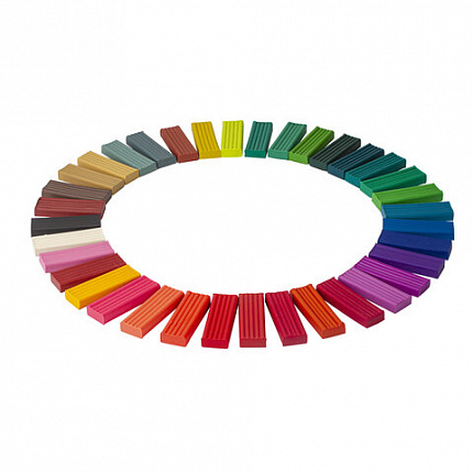 Пластилин классический BRAUBERG "АКАДЕМИЯ", 36 цветов, 720 г, со стеком, ВЫСШЕЕ КАЧЕСТВО, 105901.