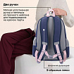 Рюкзак BRAUBERG SNAP, 2 отделения, 3 кармана, "Синяя лапка", 39х28х16 см, 274436
