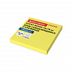 Блок самоклеящийся (стикеры) Z-сложения, BRAUBERG ZigZag, 76х76 мм, 100 л., желтый, для диспенсера, 116681