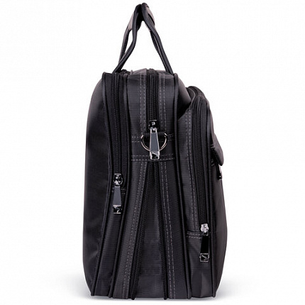 Сумка-портфель BRAUBERG с отделением для ноутбука 15,6", "Control 1", 2 отделения, серая, 39х29х11 см, 240398