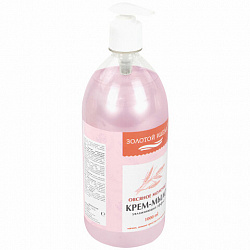 Мыло-крем жидкое 1 л, ЗОЛОТОЙ ИДЕАЛ "Овсяное молочко", дозатор, 609429