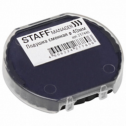 Подушка сменная для оснасток "Printer 9140", синяя, STAFF, 237440