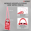 Сумочка-органайзер повседневная HEIKKI KNIT (ХЕЙКИ) кросс боди, вязаная, 17х12х5 см, "Hearts", 273795