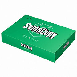 Бумага офисная А4, 80 г/м2, 500 л., марка С, SVETOCOPY CLASSIC, Россия, 146% (CIE)