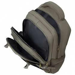 Рюкзак HEIKKI DESERTED (ХЕЙКИ) универсальный, 3 отделения, эргономичный, багажная лента, хаки, 47х33х17 см, 273877