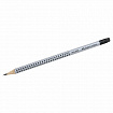 Карандаш чернографитный FABER-CASTELL, 1 шт., "Grip 2001", HB, трехгранный, с ластиком, 117200