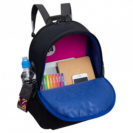 Рюкзак GRIZZLY, 2 отделения, съёмный ремень, "ORNAMENT", 38х29х15 см, RD-546-1/1