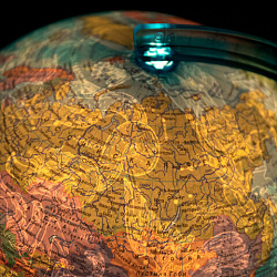 Глобус политический / звездного неба GLOBEN, 25 см, с подсветкой, Ке012500278