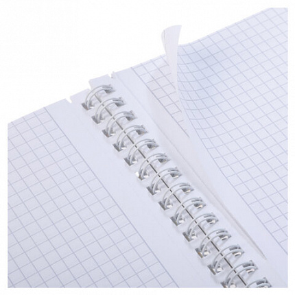 Тетрадь А4 96 л., HATBER, гребень, клетка, матовая ламинация, 3D-фольга, "Цветочные сны" (микс), 088814, 96Т4лофВ1гр