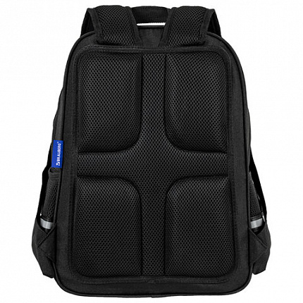 Рюкзак BRAUBERG SOFT, 2 отделения, 3 кармана, "Broken glass", СВЕТЯЩИЙСЯ, 40х31х15 см, 274402