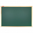 Доска для мела магнитная 60х90 см, зеленая, деревянная рамка, BRAUBERG "Wood", 238800