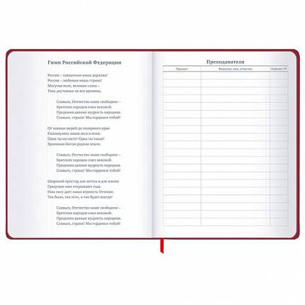 Дневник 1-11 класс 48 л., твердый, BRAUBERG, матовая ламинация, резинка, закладка-ляссе, с подсказом, "Мото", 107236