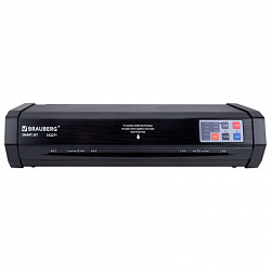 Умный ламинатор BRAUBERG SMART JET, формат А3, с функцией АВТОДЕТЕКЦИИ толщины пленки 60-250 мкм, быстрый нагрев 50 сек., 100 см/мин, 532271