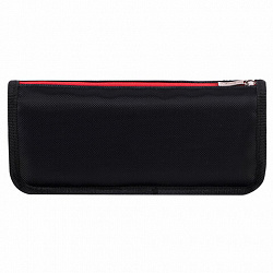 Пенал мягкий BRAUBERG, 2 отделения, полиэстер, "Cool vibes", черный, 21х9х6 см, 271573