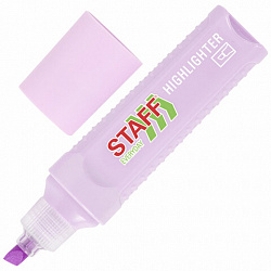 Текстовыделитель STAFF "EVERYDAY HL-707", ЛАВАНДОВЫЙ, линия 1-5 мм, скошенный наконечник, 152547