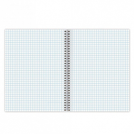 Тетрадь А4, 120 л., BRAUBERG гребень, клетка, обложка картон, "Vision", 404070