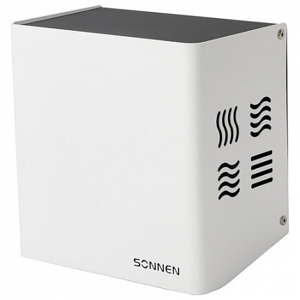 Сушилка для рук SONNEN HDR-1200W, 1200 Вт, производство РОССИЯ, антивандальная, сталь, белая, 701870