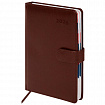 Ежедневник датированный 2026 А5 148х218 мм, GALANT "Ritter", под кожу, коричневый, 117490