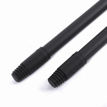 Совок для мусора КОМПЛЕКТ щетка + 2 рукоятки по 80 см с резьбой, пластиковые, "ЛЕНИВКА XL", синий, LAIMA, 608212