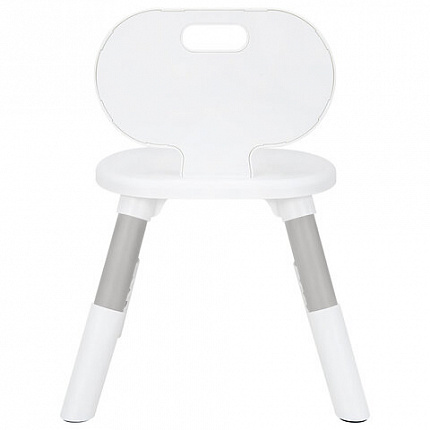Стул детский растущий BRABIX KIDS CC-001, 2-8 лет, пластик серый + белый, 533293