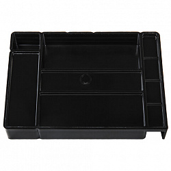 Подставка-органайзер BRAUBERG GRAND OFFICE, 9 отделений, 115х160х105 мм, черная, 238098
