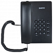 Телефон проводной SANYO RA-S204B, тональный / импульсный режим, повтор, чёрный