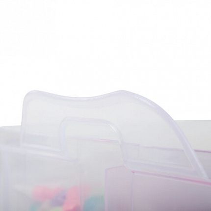 Набор резинок для плетения украшений МЕГА НАБОР 15 000 шт., 25 цветов, бокс, бусины, станок, BAMBOX (БАМБОКС), 665973