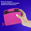 Дырокол BRAUBERG "SUPER", до 30 листов, цвет маджента и черный, 272745