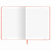 Блокнот с резинкой в клетку 96 л., А5 145х203 мм, твердая обложка с фольгой, BRAUBERG, "Pastel", 116330