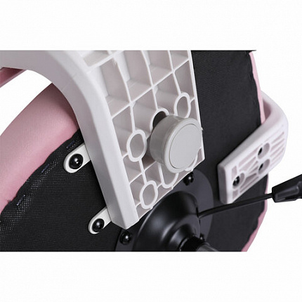 Кресло детское с подставкой для ног BRABIX "Sky MG-206", велюр, розовое, 533154