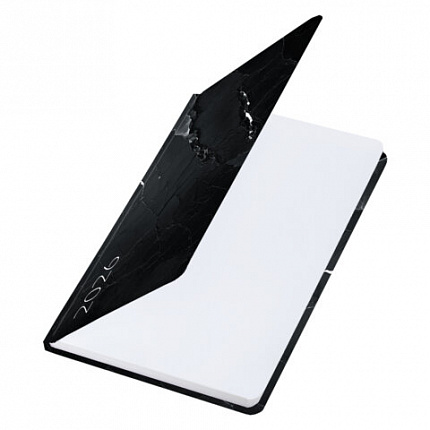 Еженедельник датированный 2026 с резинкой 171х93 мм, BRAUBERG, твердый, УФ-ЛАК, 64 л., "Marble", 117357