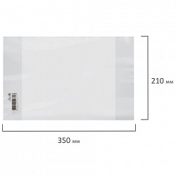 Обложка со штрихкодом ПП для тетрадей и дневников, 60 мкм, 210х350 мм, прозрачная, ЮНЛАНДИЯ, 273980