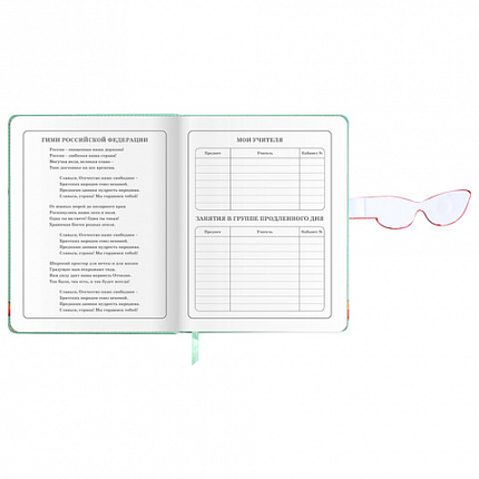 Дневник 1-4 класс 48 л., кожзам (твердая), застежка, ЮНЛАНДИЯ, "Корги в Очках", 106210