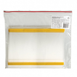 Карманы информационные самоклеящиеся PS-T, А6, горизонтальные, КОМПЛЕКТ 10 шт., ПЭТ, толщина 0,3 мм, 171881