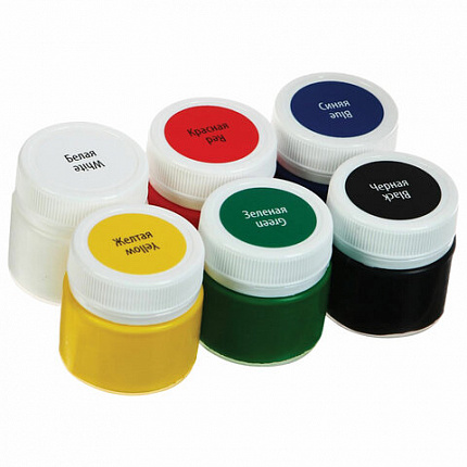 Краски акриловые глянцевые "Я – Художник!", 6 цветов по 15 мл, в банках, Невская Палитра, 229411542