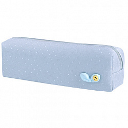 Пенал ЮНЛАНДИЯ ЮНИОР, 1 отделение, полиэстер, аппликация, "Bow", 20х6х4 см, 273803