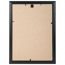 Рамка 21х30 см небьющаяся, пластик, багет 20 мм, BRAUBERG "HIT3", красное дерево с двойной позолотой, 390986