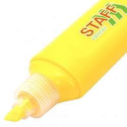 Текстовыделитель STAFF "EVERYDAY HL-720", ЖЕЛТЫЙ, линия 1-5 мм, скошенный наконечник, 152553