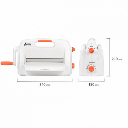 Машинка для вырубки и тиснения 210х300 мм с инструментами "ОС-4", формат А4, ОСТРОВ СОКРОВИЩ, 665679, 860-102-519
