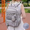 Рюкзак HEIKKI FUSION (ХЕЙКИ) универсальный, отделение для ноутбука, с КОШЕЛЬКОМ, лаванда, 44х31х14 см, 273865